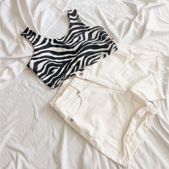 H&M bundle set shirt + H&M shorts ✨ - Picture 2 of 7